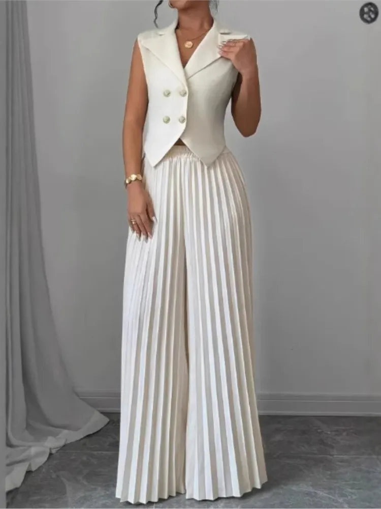 Women Fashion Solid Office Suit